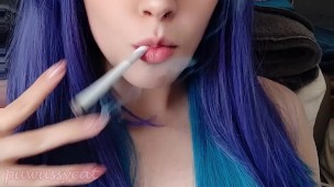 Cute Egirl Smoking in your face (full vid on my ManyVids/0nlyfans)