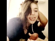 I love feeling my boyfriend's cock in my mouth while he stares at my ass 15/16