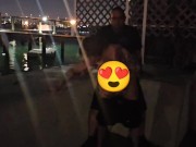 Sex on the balcony over the ocean is amazing 10/16