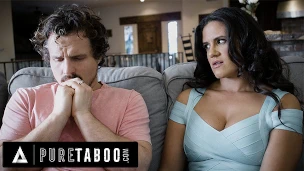 PURE TABOO Sex-Starved MILF Krissy Lynn Cheats On Her Husband With Pervy Peeping Teen