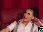 SPH CFNM GF gives short HJ 4 small cock 2/16