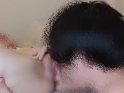 PokoPooh 絶頂後も舐められるクンニ😍　その3　 절정 후에도 핥는 쿤니😍 그 3 4/16