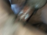 Ebony Babe With Creamy Pussy Bends for Doggy 8/16