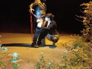 Simply perfect! A whore that is used as exactly what most cunts are a fucking living urinal! 4/16