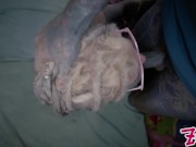 Sexy dreadlock hippie with glasses getting ANAL fucked - POV, ass to mouth, facial cumshot 9/16