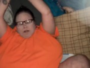 Big tit BBw creampie and cum shot on face 2/16