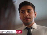 Mature boss Shay Sights demands to be fucked by younger employee 2/16