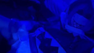 Gawr Gura femboy jerks off and cums on camera