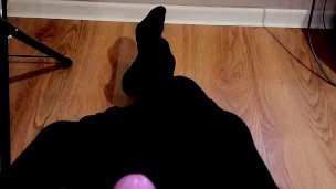 After NNN slow-mo pov cumshot, big dick catboy