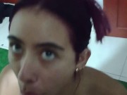 my stepsister lets me fuck her tight pussy while our parents are away 7/16