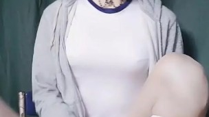 Japanese Crossdresser Dry Orgasm