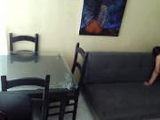 I fuck my lover with my arne on the couch in my stepsister's office 12/16