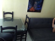 I fuck my lover with my arne on the couch in my stepsister's office 2/16