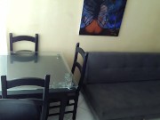 I fuck my lover with my arne on the couch in my stepsister's office 3/16