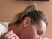 he has to leave for 1 day for work I have to completely empty his balls before he leaves 3/16