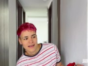 BLOQUEADA!! Mi amiga me calienta en la transmisión 4/16