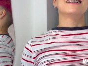 BLOQUEADA!! Mi amiga me calienta en la transmisión 8/16