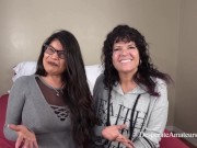 Jay was more than happy to jump in and play with these two milfs. 1/16