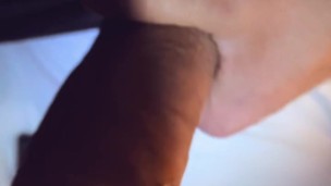 Lots of juicy PRECUM, running down cock!