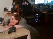 Heather Kane Milks in College Dorm wearing Gray Northface! 8/16