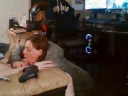 Heather Kane Milks in College Dorm wearing Gray Northface! 9/16