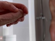 Caught me Jerking off While She Showering , Lick And Fuck her Meaty Pussy 1/16