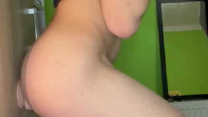 femboy czech sissy fucking dildo