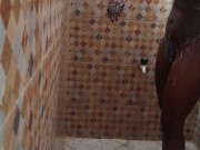 Fell down while trying to twerk inside bathroom 8/16