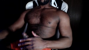 Muscle stroke in Hanes boxer briefs
