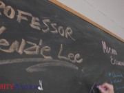 This hot teacher of mine is looking to deepthroat my massive cock 1/16