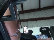 Strap on Stories -  427 Phoenix Pegged with a Strap On while  in a chair and made to cum. 15/16