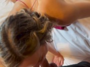 Wife tied up by husband’s friend and made to squirt soaking dress before he cums inside her 3/16