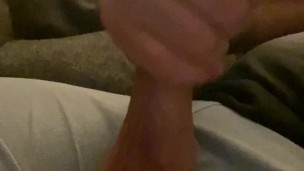 Daddy warming up his dick for his husband in the shower