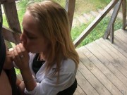 Wife Films Her Blonde Friend Sucks Me Off Outdoors - Sharing Is Caring! 3/16