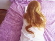 Stepdaughter reads a book while I fuck her tight pussy - CUM TWICE 5/16