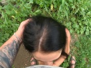 Risky Quickie Blowjob Behind Garages 14/16