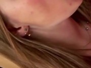 chubby blonde babe oral sex play 15/16