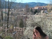 On a dog walk, we end up fucking and get caught! - Public Sex - KLX 1/16