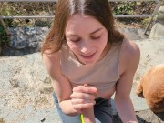 On a dog walk, we end up fucking and get caught! - Public Sex - KLX 6/16