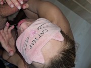 Succhio il suo grosso cazzo e bacio il mio ragazzo con la bocca piena di sperma! 16/16