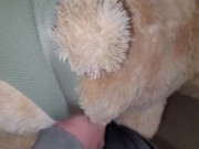 Cumming on my Teddy Bears ass 16/16