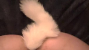 Femboy loves his new tail