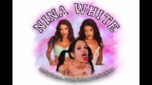 Blonde Nina White Loves RIDING BBC