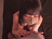 巨乳でえっちな女の子がカルバンクラインの下着を身につけて、超絶濃厚フェラチオ責め♡  お返しに電マを固定されて放置・・ 気がついたら下着はびしょ濡れでそのまま挿入へ🙈日本人/童顔/おっぱい 無修正 2/16