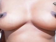 Eboney Skinny Woman Showing her small boobs and Pussy 6/16