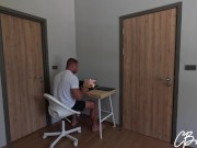 Cheating.Hard anal for an unfucked bitch and coffee with cum from the ass for her BF playing CS 15/16