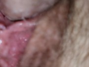 Fast fuck close up with dripping creampie 2/16