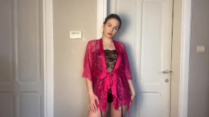 Sexy Nightwear Try on Haul Transparent Nightwear See through Lace Lingerie