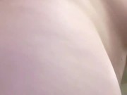 Taking my clothes off and cumming in the shower 9/16