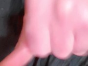 Daddy lets you use Big White Cock to Cum ! Then Bends You Over and Creampies your tight juicy Pussy 14/16